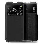 Funda COOL Flip Cover para Xiaomi Poco M5 Liso Negro - PixelPlaza