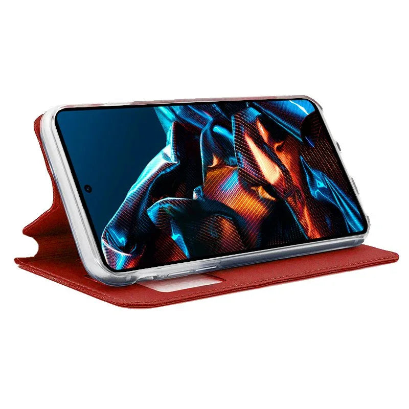 Funda COOL Flip Cover para Xiaomi Poco X5 Pro 5G Liso Rojo - PixelPlaza