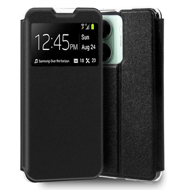 Funda COOL Flip Cover para Xiaomi Poco X7 Pro 5G Liso Negro - PixelPlaza