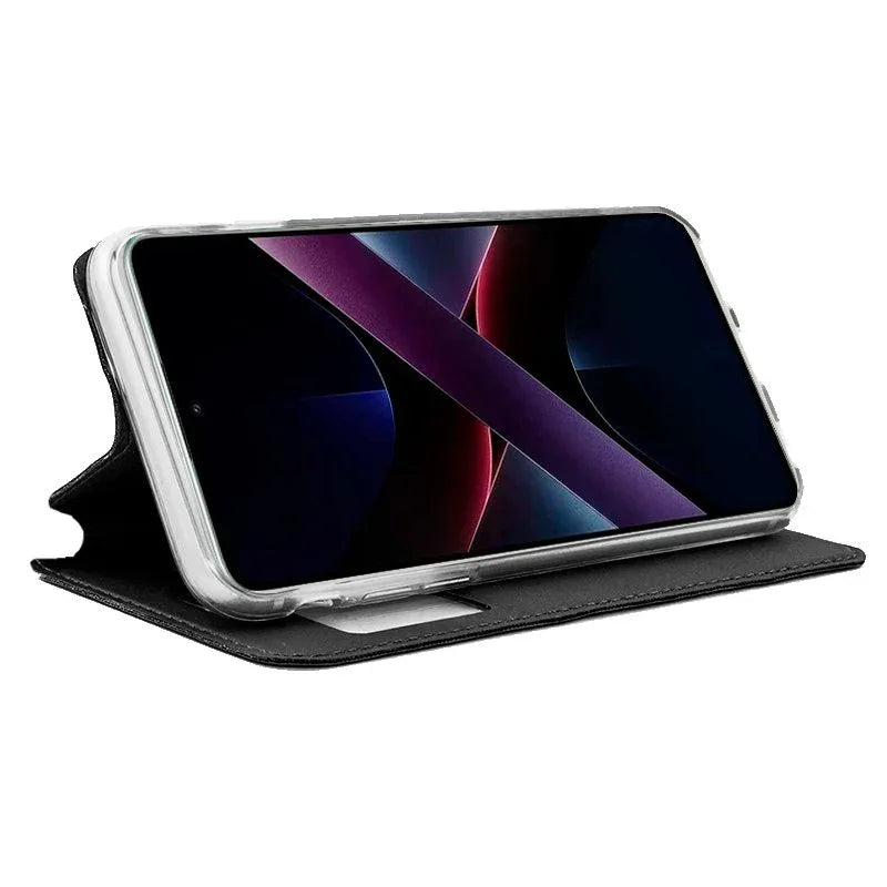 Funda COOL Flip Cover para Xiaomi Poco X7 Pro 5G Liso Negro - PixelPlaza
