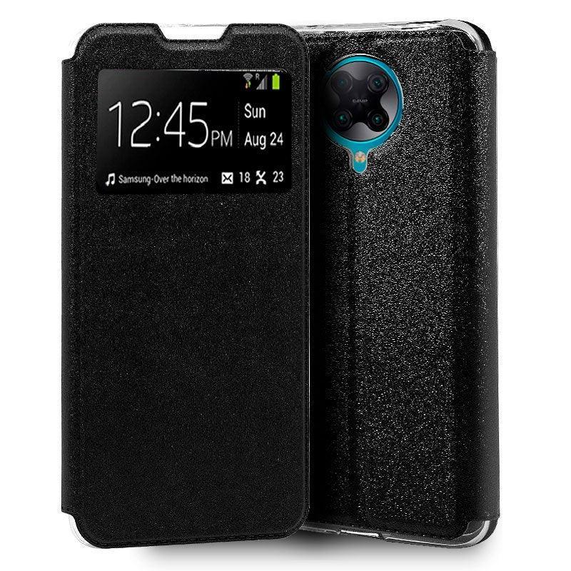 Funda COOL Flip Cover para Xiaomi Pocophone F2 Pro Liso Negro - PixelPlaza
