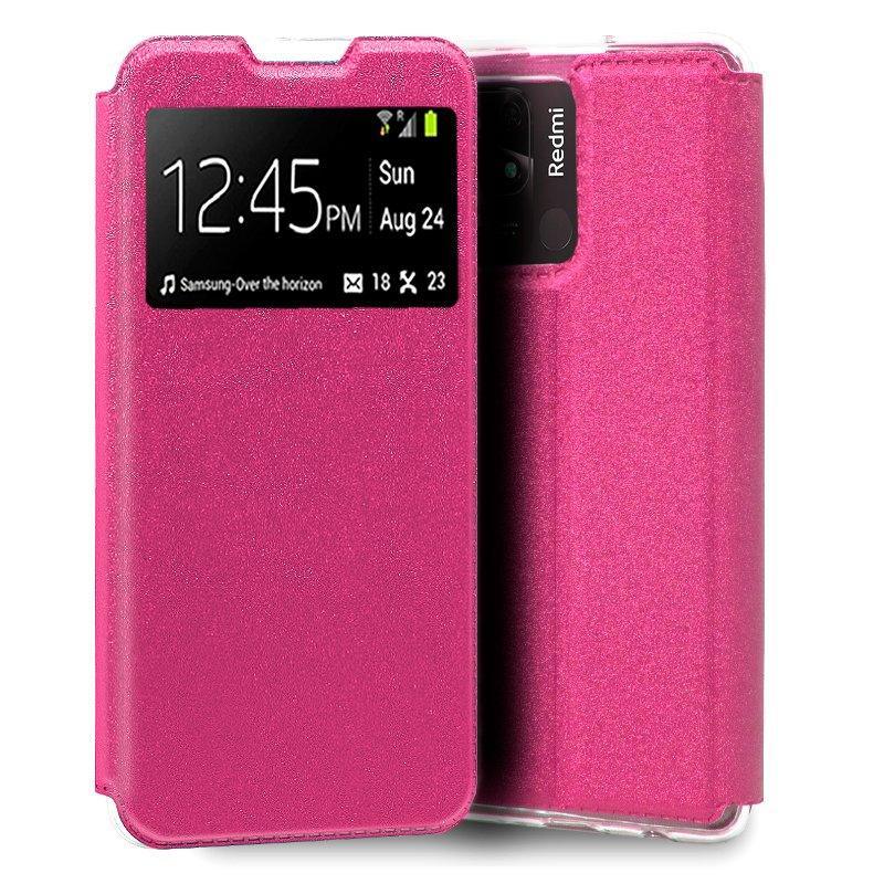Funda COOL Flip Cover para Xiaomi Redmi 10C Liso Rosa - PixelPlaza