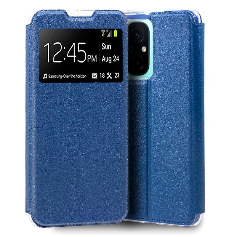 Funda COOL Flip Cover para Xiaomi Redmi 12C Liso Azul - PixelPlaza
