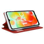 Funda COOL Flip Cover para Xiaomi Redmi 12C Liso Rojo - PixelPlaza