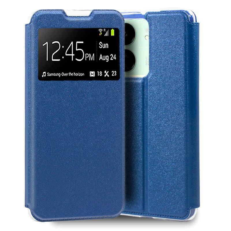 Funda COOL Flip Cover para Xiaomi Redmi 13C / Poco C65 Liso Azul - PixelPlaza