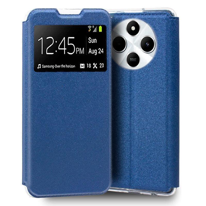 Funda COOL Flip Cover para Xiaomi Redmi 14C / Poco C75 Liso Azul - PixelPlaza