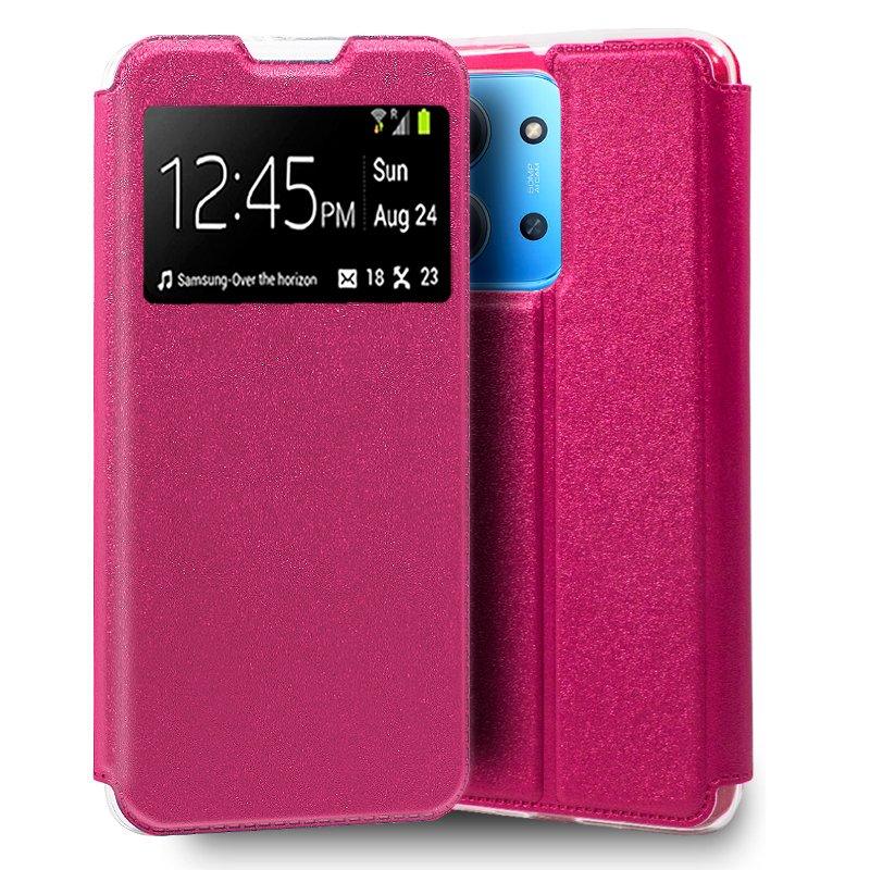 Funda COOL Flip Cover para Xiaomi Redmi 15C / 15C 5G / Poco C85 Liso Rosa - PixelPlaza