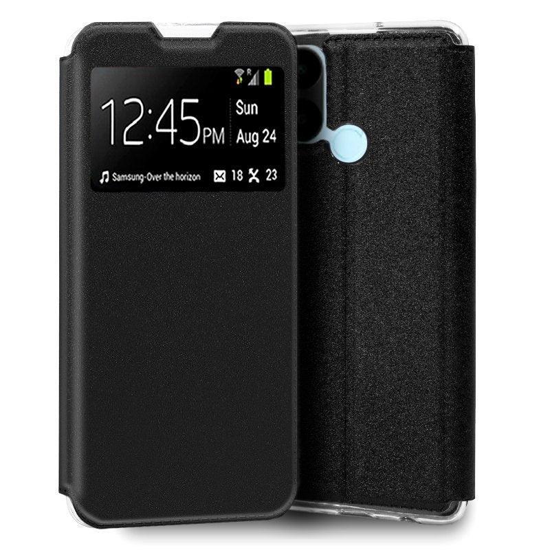 Funda COOL Flip Cover para Xiaomi Redmi A1 Plus / A2 Plus Liso Negro - PixelPlaza