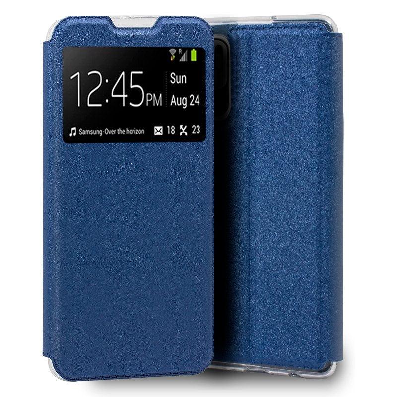 Funda COOL Flip Cover para Xiaomi Redmi Note 10 5G / Pocophone M3 Pro 5G Liso Azul - PixelPlaza
