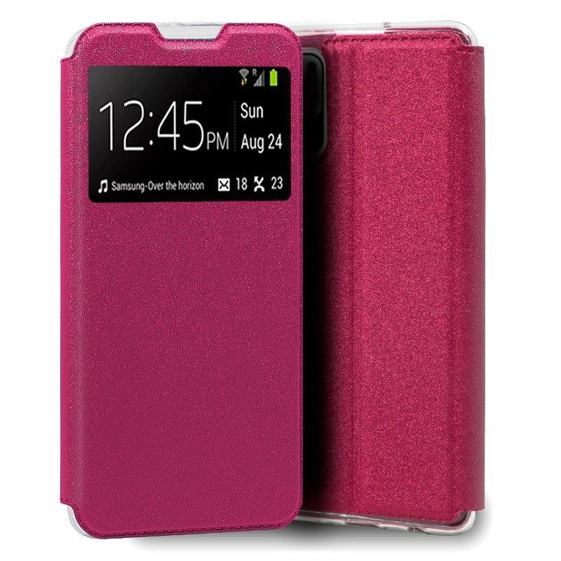 Funda COOL Flip Cover para Xiaomi Redmi Note 10 5G / Pocophone M3 Pro 5G Liso Rosa - PixelPlaza