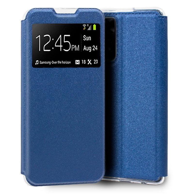 Funda COOL Flip Cover para Xiaomi Redmi Note 11 Pro / Note 11 Pro 5G / Note 12 Pro 4G Liso Azul - PixelPlaza