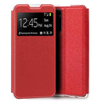 Funda COOL Flip Cover para Xiaomi Redmi Note 11 Pro / Note 11 Pro 5G / Note 12 Pro 4G Liso Rojo - PixelPlaza