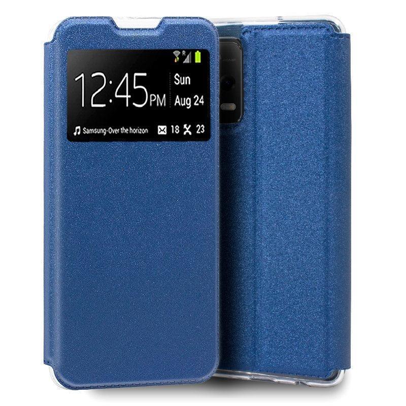 Funda COOL Flip Cover para Xiaomi Redmi Note 12 5G / Poco X5 5G Liso Azul - PixelPlaza