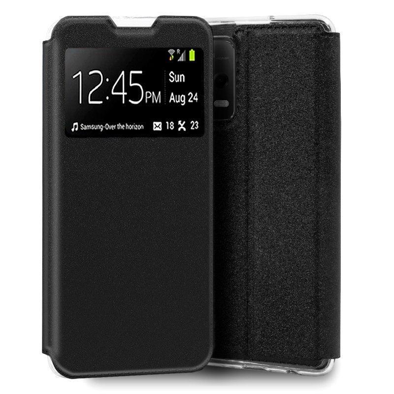 Funda COOL Flip Cover para Xiaomi Redmi Note 12 5G / Poco X5 5G Liso Negro - PixelPlaza