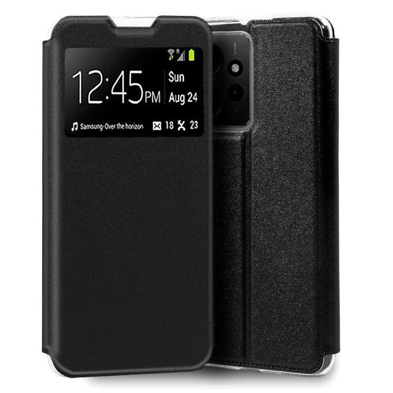 Funda COOL Flip Cover para Xiaomi Redmi Note 12 Liso Negro - PixelPlaza