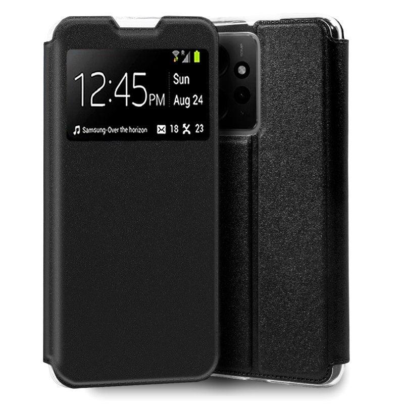 Funda COOL Flip Cover para Xiaomi Redmi Note 12 Liso Negro - PixelPlaza