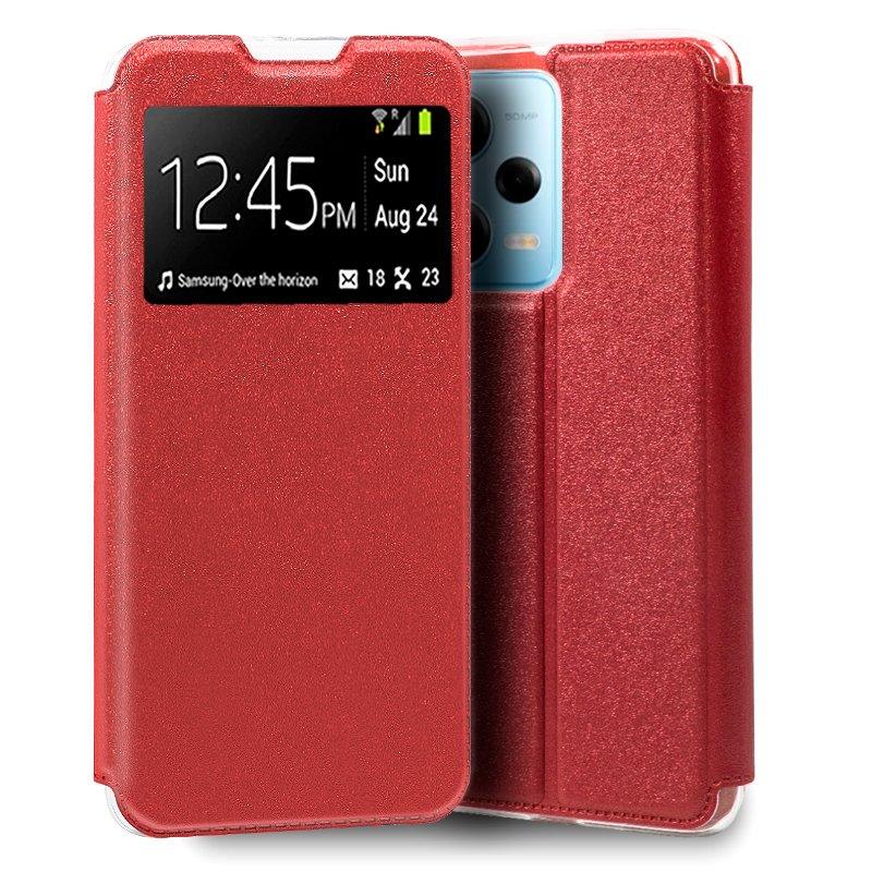Funda COOL Flip Cover para Xiaomi Redmi Note 12 Pro 5G Liso Rojo - PixelPlaza