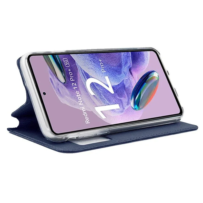 Funda COOL Flip Cover para Xiaomi Redmi Note 12 Pro Plus 5G Liso Azul - PixelPlaza