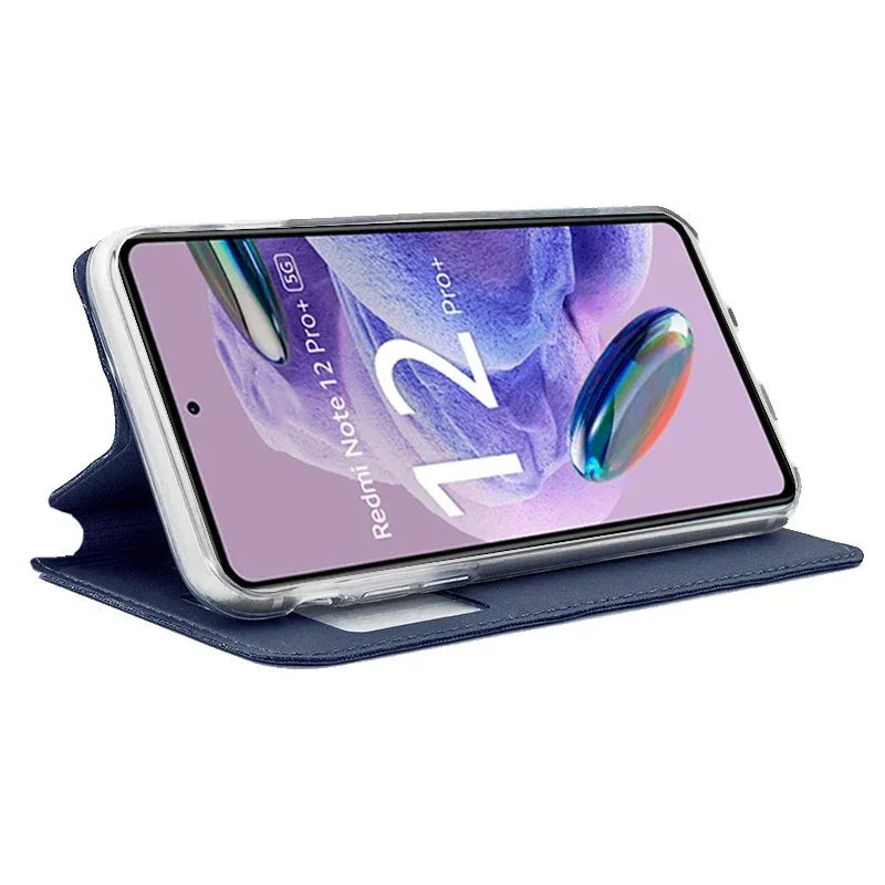 Funda COOL Flip Cover para Xiaomi Redmi Note 12 Pro Plus 5G Liso Azul - PixelPlaza