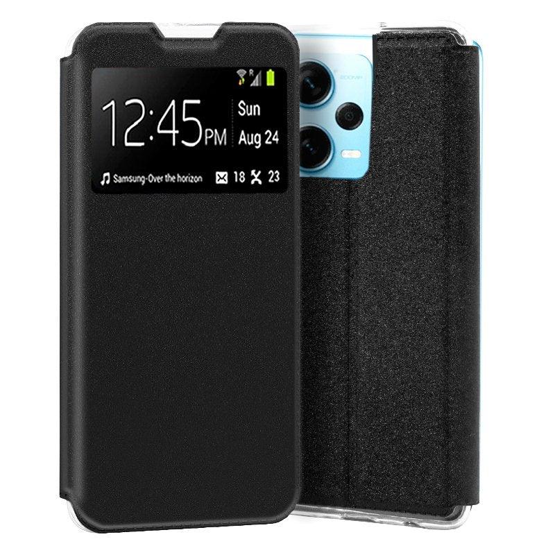 Funda COOL Flip Cover para Xiaomi Redmi Note 12 Pro Plus 5G Liso Negro - PixelPlaza