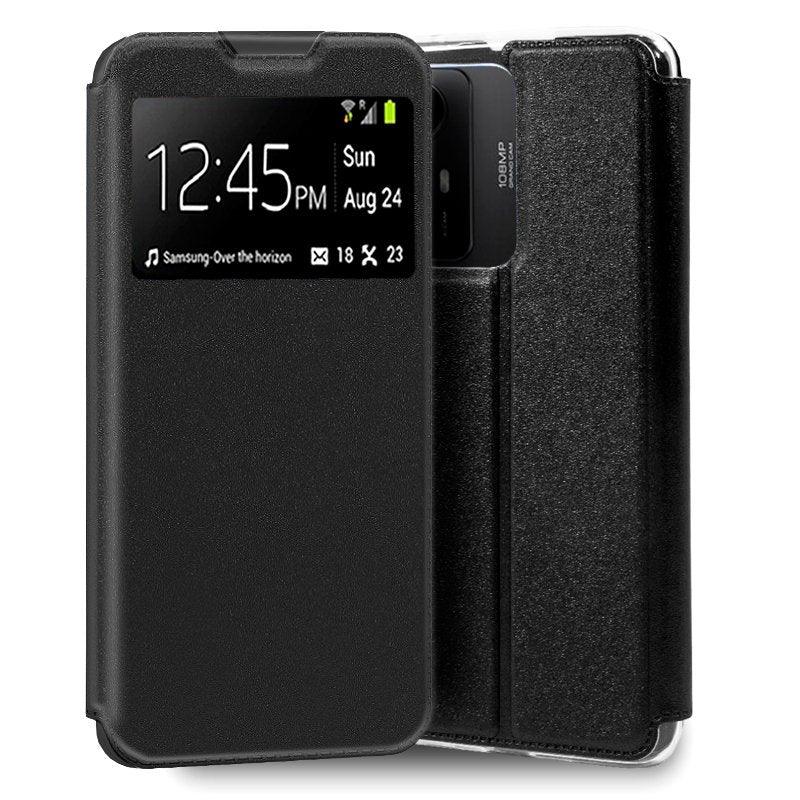 Funda COOL Flip Cover para Xiaomi Redmi Note 12S Liso Negro - PixelPlaza