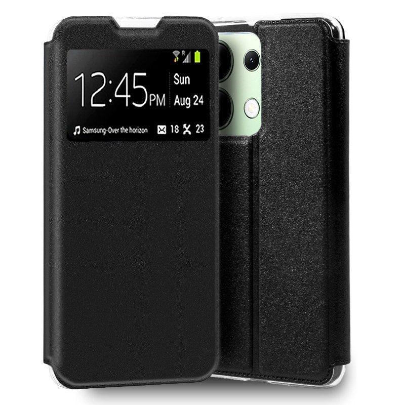 Funda COOL Flip Cover para Xiaomi Redmi Note 13 Liso Negro - PixelPlaza