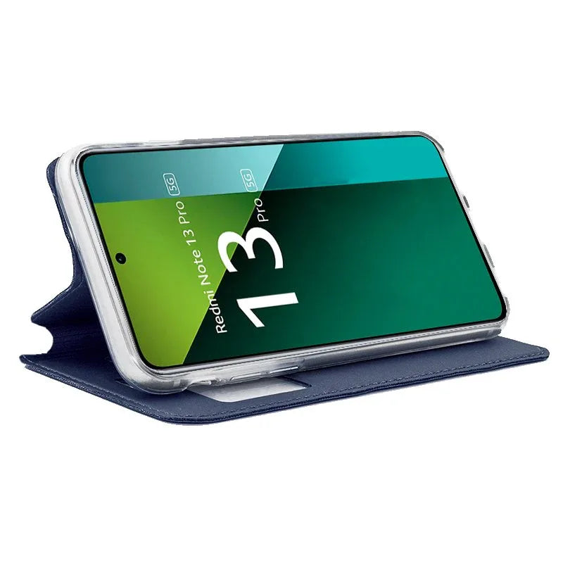 Funda COOL Flip Cover para Xiaomi Redmi Note 13 Pro 5G / Poco X6 5G Liso Azul - PixelPlaza