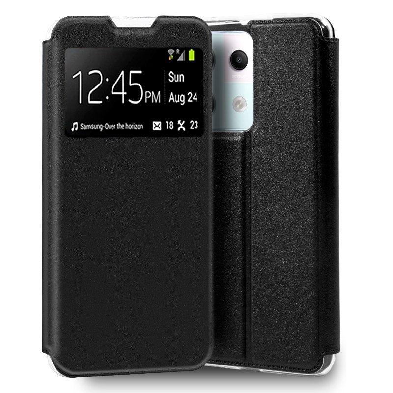 Funda COOL Flip Cover para Xiaomi Redmi Note 13 Pro 5G / Poco X6 5G Liso Negro - PixelPlaza
