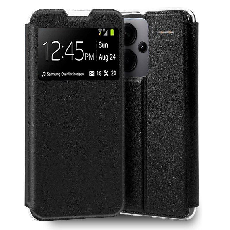 Funda COOL Flip Cover para Xiaomi Redmi Note 13 Pro Plus 5G Liso Negro - PixelPlaza