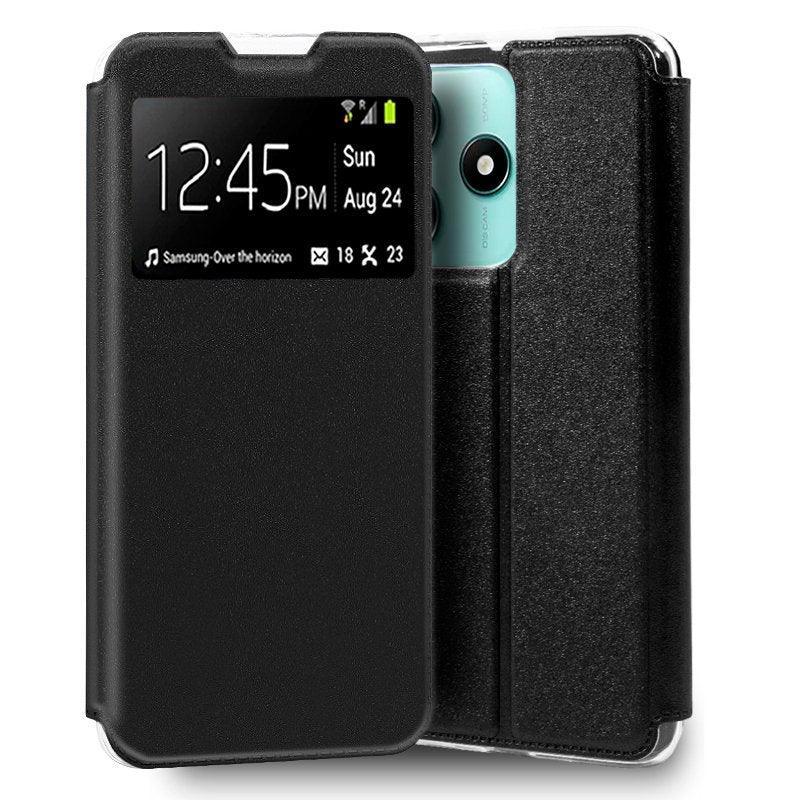 Funda COOL Flip Cover para Xiaomi Redmi Note 14 5G Liso Negro - PixelPlaza