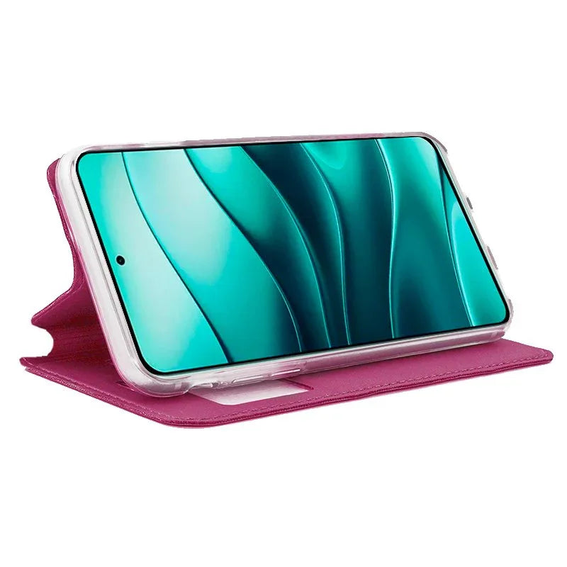 Funda COOL Flip Cover para Xiaomi Redmi Note 14 5G Liso Rosa - PixelPlaza