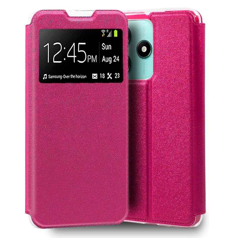 Funda COOL Flip Cover para Xiaomi Redmi Note 14 5G Liso Rosa - PixelPlaza