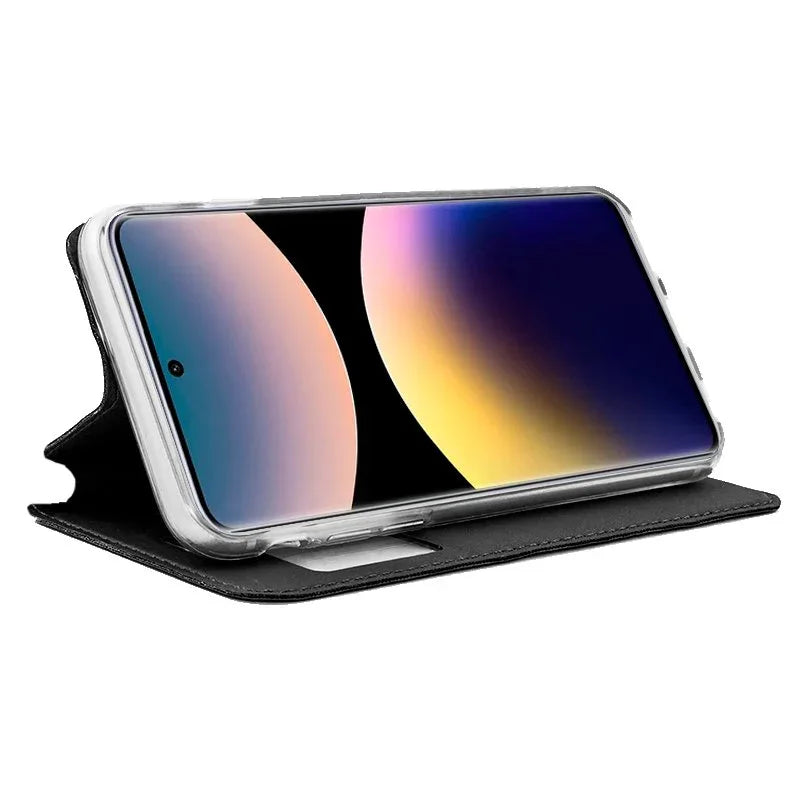 Funda COOL Flip Cover para Xiaomi Redmi Note 14 Pro Liso Negro - PixelPlaza
