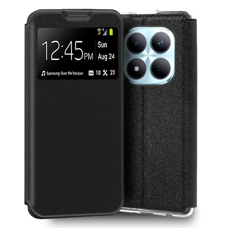 Funda COOL Flip Cover para Xiaomi Redmi Note 15 Pro Liso Negro