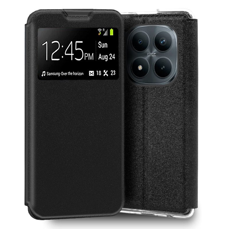 Funda COOL Flip Cover para Xiaomi Redmi Note 15 Pro Plus / Poco M8 Pro Liso Negro