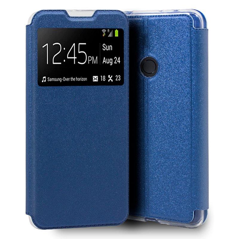 Funda COOL Flip Cover para Xiaomi Redmi Note 8 / Note 8 (2021) Liso Azul - PixelPlaza