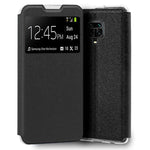 Funda COOL Flip Cover para Xiaomi Redmi Note 9S / Note 9 Pro Liso Negro - PixelPlaza