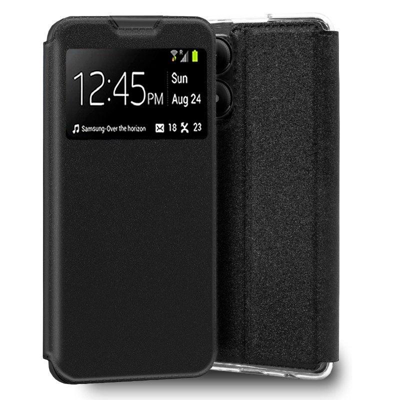 Funda COOL Flip Cover para ZTE Blade A33s Liso Negro - PixelPlaza