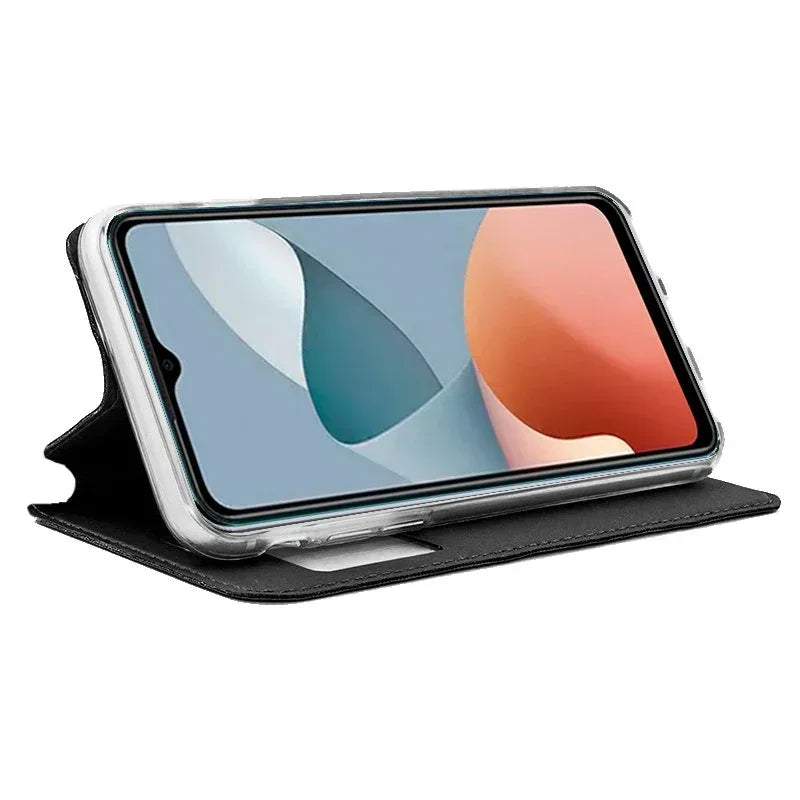Funda COOL Flip Cover para ZTE Blade A34 Liso Negro - PixelPlaza