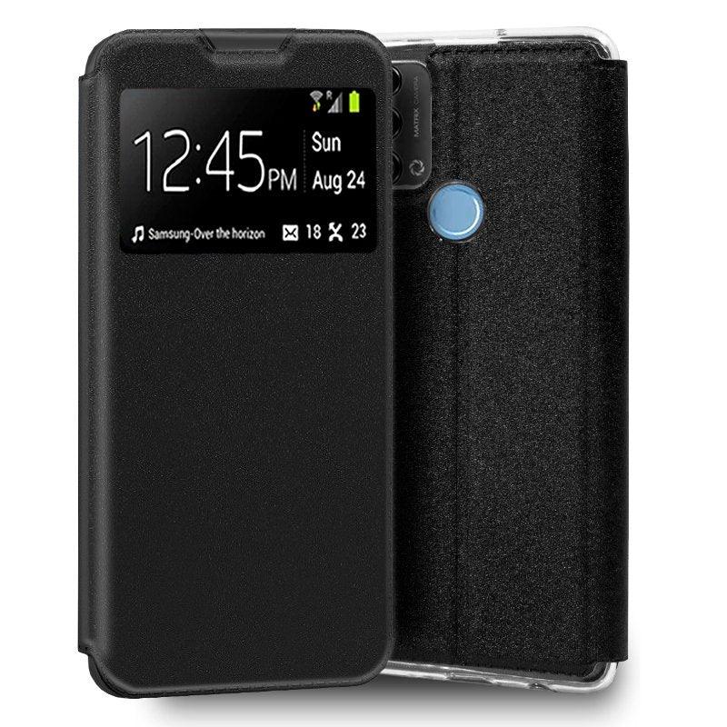 Funda COOL Flip Cover para ZTE Blade A53 Pro Liso Negro - PixelPlaza