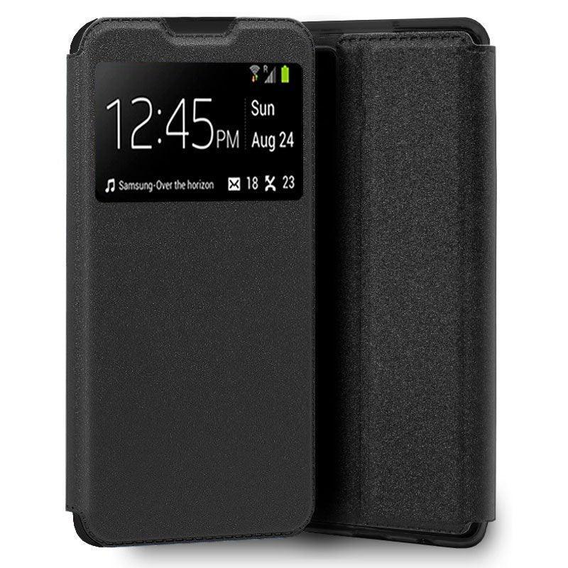 Funda COOL Flip Cover para ZTE Blade V30 Vita Liso Negro - PixelPlaza