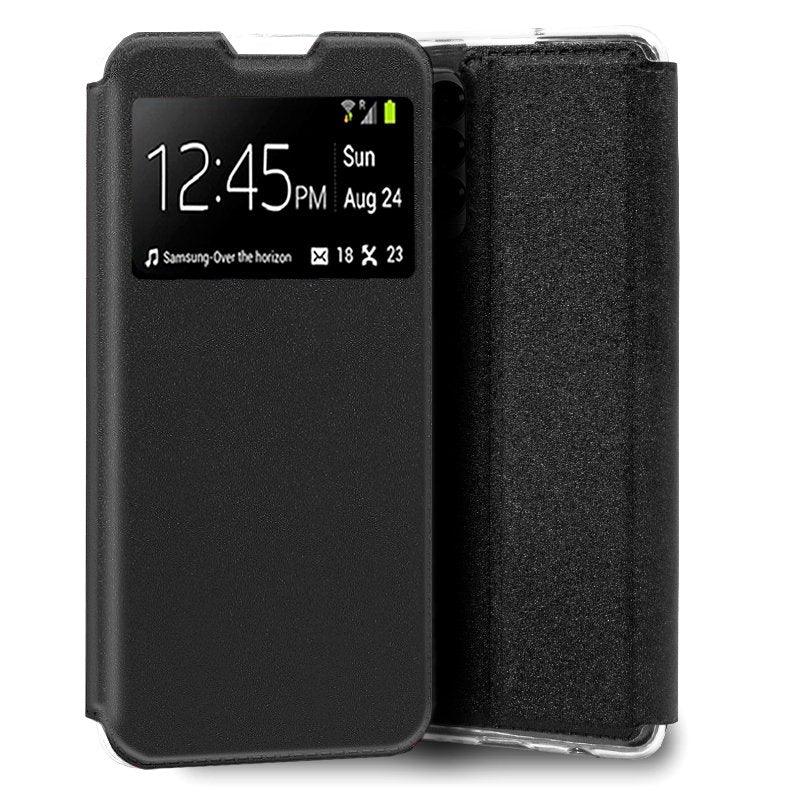 Funda COOL Flip Cover para ZTE Blade V40 Vita / Blade A72 Liso Negro - PixelPlaza