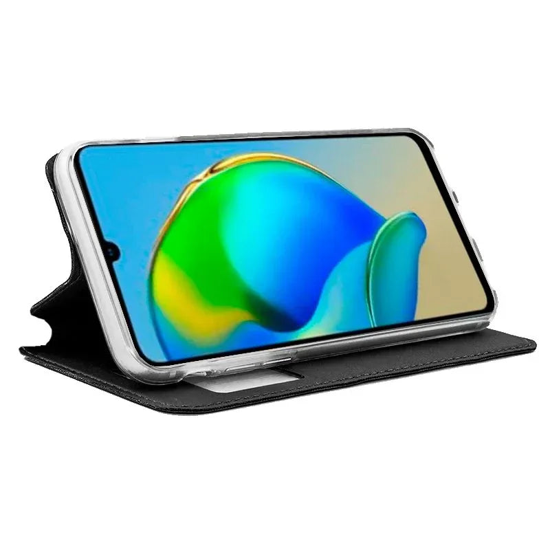 Funda COOL Flip Cover para ZTE Blade V40 Vita / Blade A72 Liso Negro - PixelPlaza