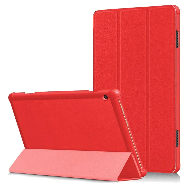 Funda COOL para Huawei Matepad T10s Polipiel Liso Rojo 10.1 pulg - PixelPlaza