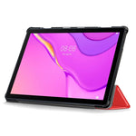 Funda COOL para Huawei Matepad T10s Polipiel Liso Rojo 10.1 pulg - PixelPlaza