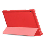 Funda COOL para Huawei Matepad T10s Polipiel Liso Rojo 10.1 pulg - PixelPlaza