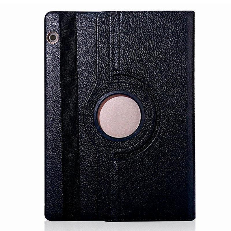 Funda COOL para Huawei Mediapad T5 Polipiel Liso Negro 10.1 pulg - PixelPlaza