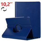 Funda COOL para iPad (2019 / 2020 / 2021) 10,2 pulg Giratoria Polipiel Azul - PixelPlaza