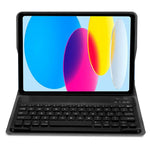 Funda COOL para iPad (2022 / 2024) 10.9 (10 Gen.) / iPad 11 2025 (A16) Teclado Bluetooth Polipiel Negro - PixelPlaza
