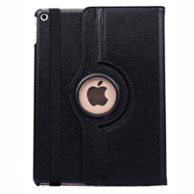 Funda COOL para iPad Air / Air 2 / Pro 9.7 / iPad 2017 / iPad 2018 9.7 pulg Giratoria Polipiel Negro - PixelPlaza